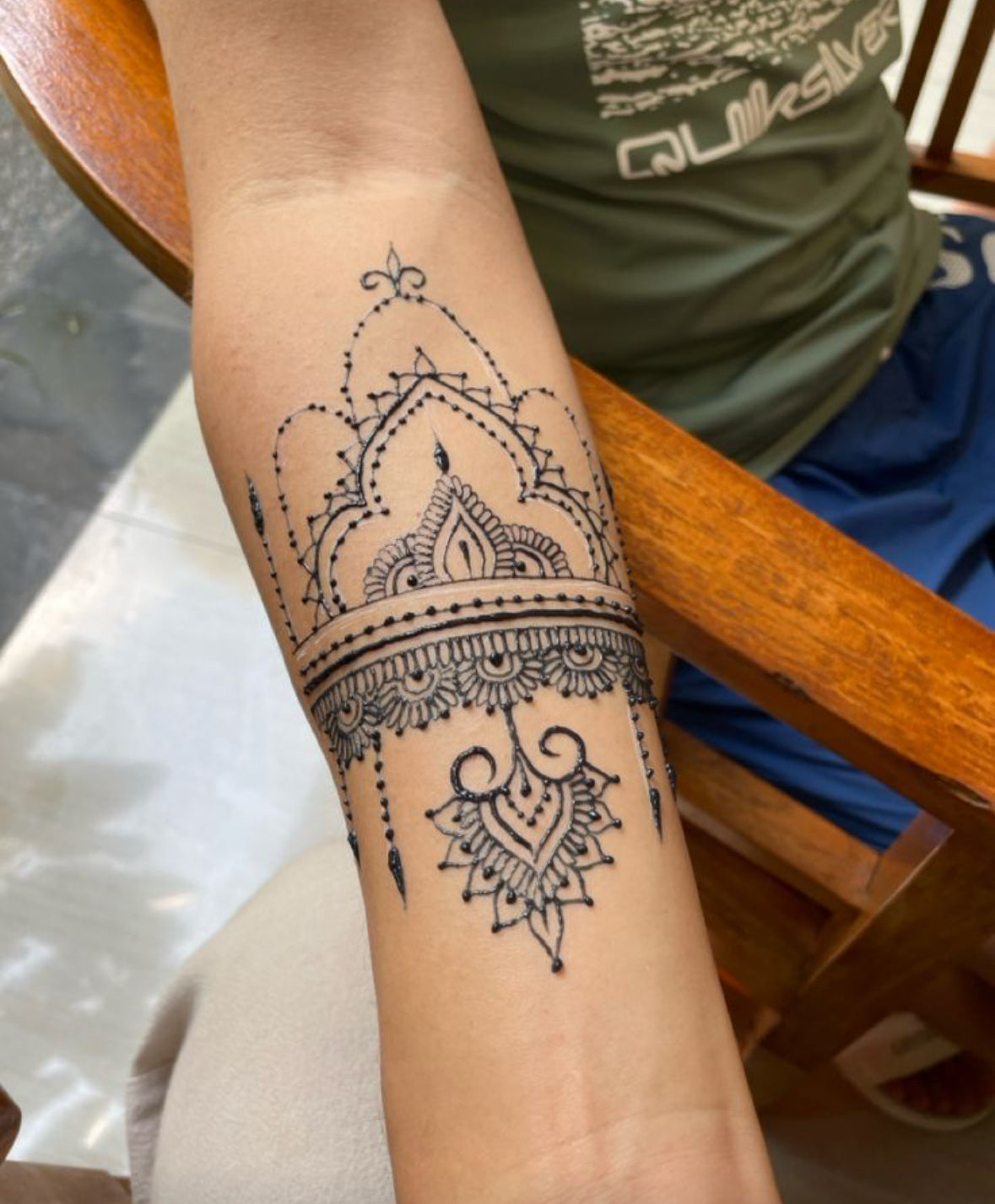 Tatouage éphémère au Jagua
